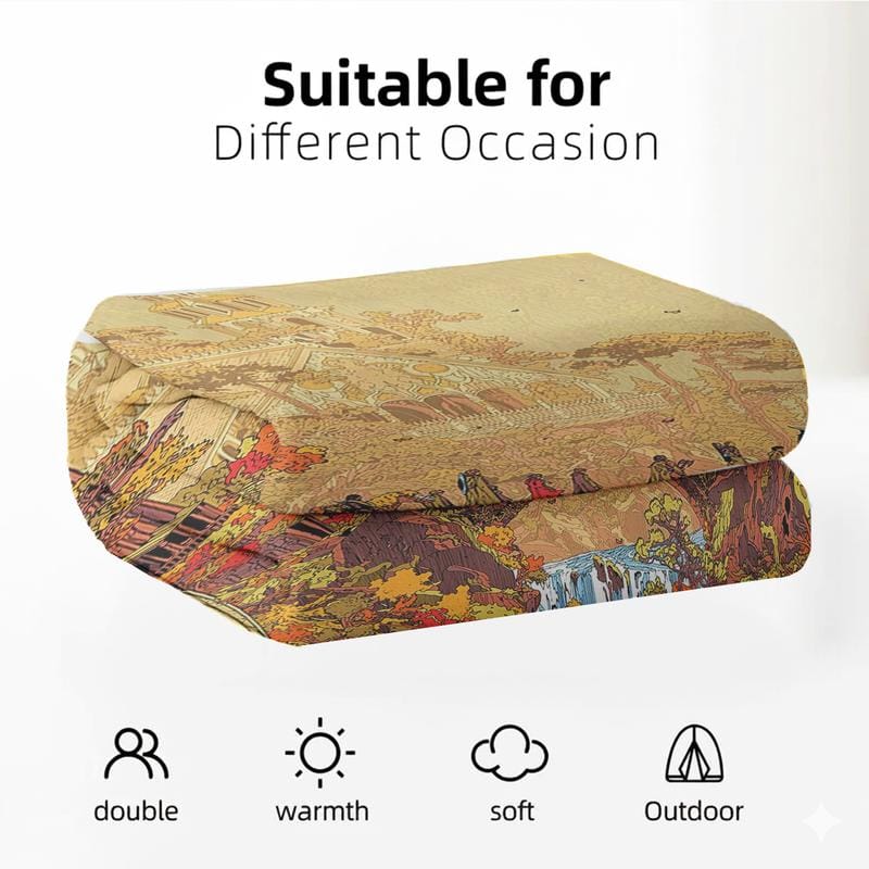 Lord of the Rings Ultra Soft Flannel Throw Blanket – Warm & Durable
