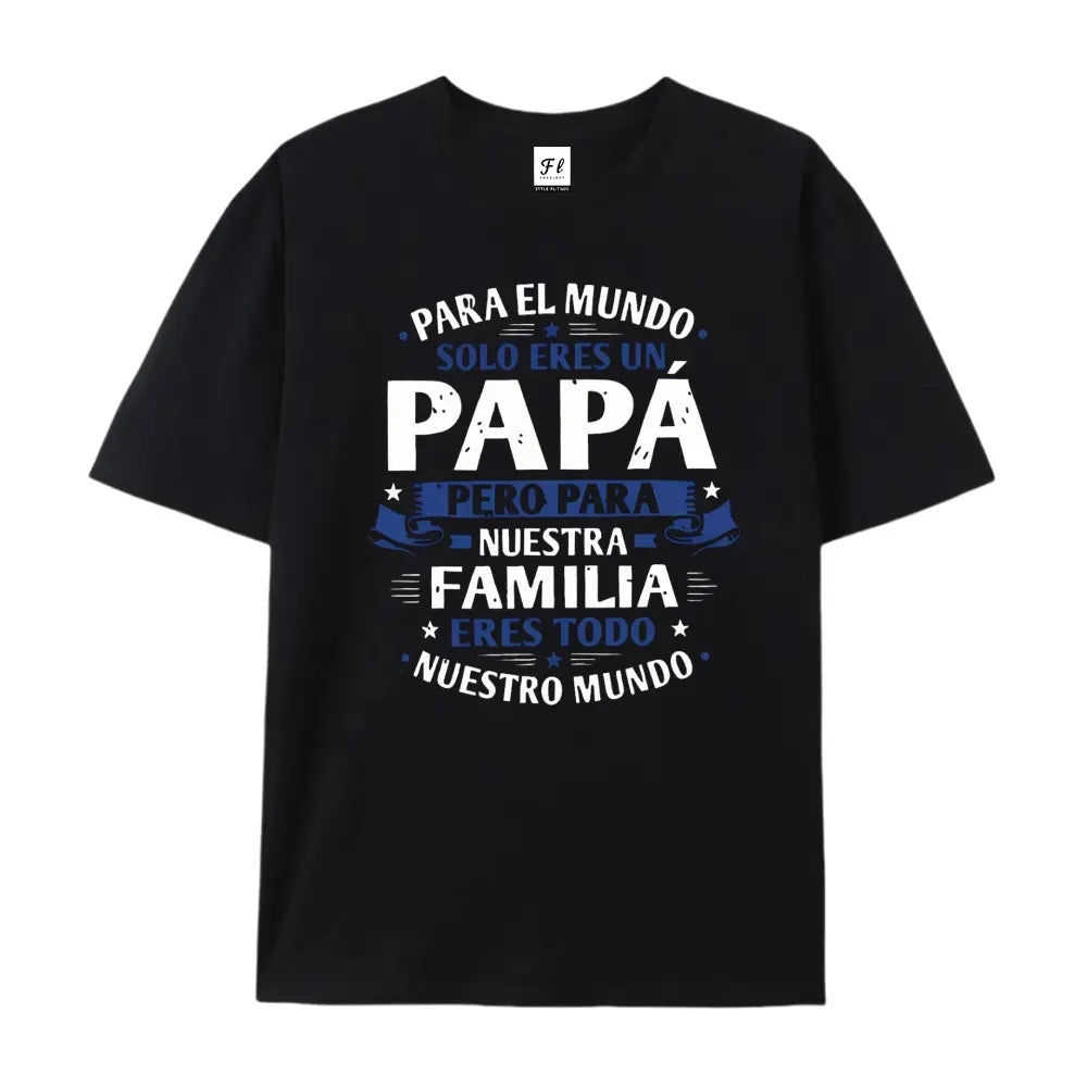 Latino Dad Spanish Graphic T-Shirt, Father's Day Birthday Gift For Him, Cotton Tee