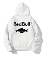 Black White Racing Unisex 2 Sides Hoodie