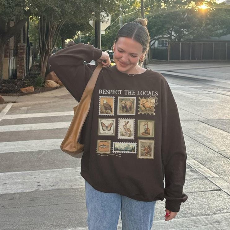 Respect The Locals Sweater Respect The Local Wildlife Crewneck