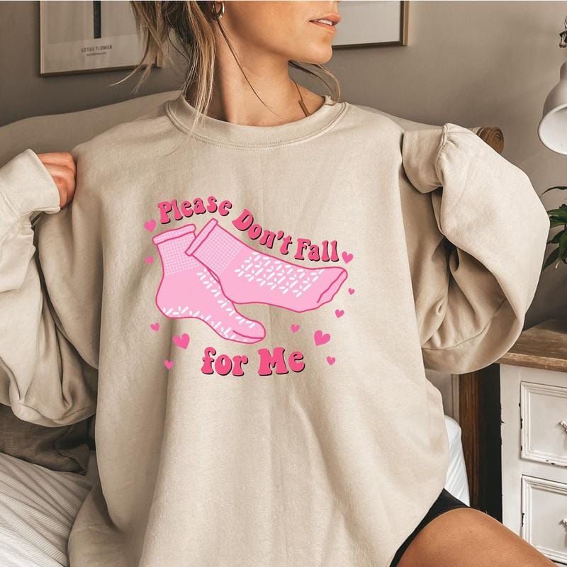 Funny Nurse Sweatshirt, Valentines Sweater orr T-Shirt, Please Don't Fall For Me, Student Nuse Valentine Hoodie