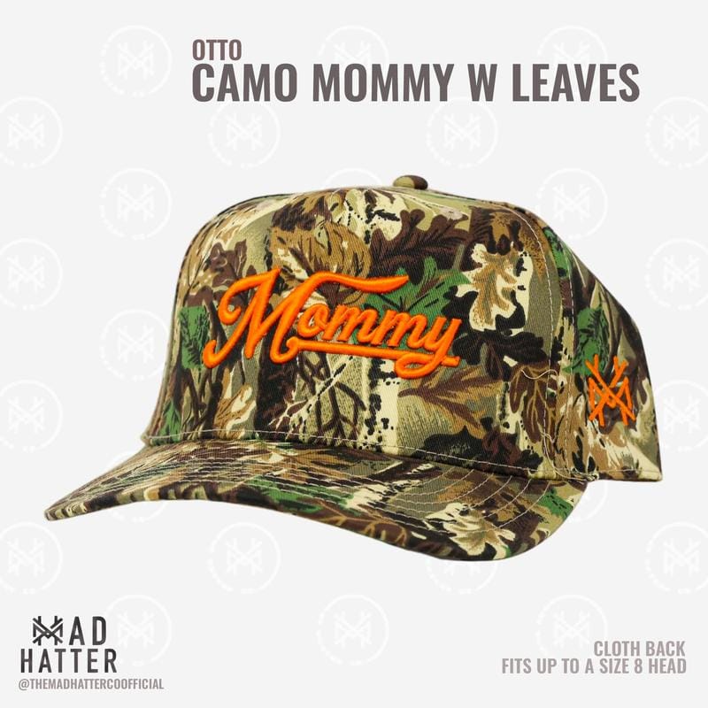 Mommy Madhatter's bestickte, verstellbare Snapback-Truckerkappe für Damen (bis Kopfgröße 8)