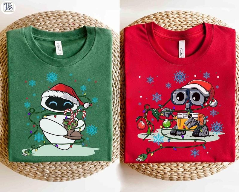 Cartoon Movie Characters Inspired Christmas Lights Matching T-Shirt, Sweatshirt, Hoodie