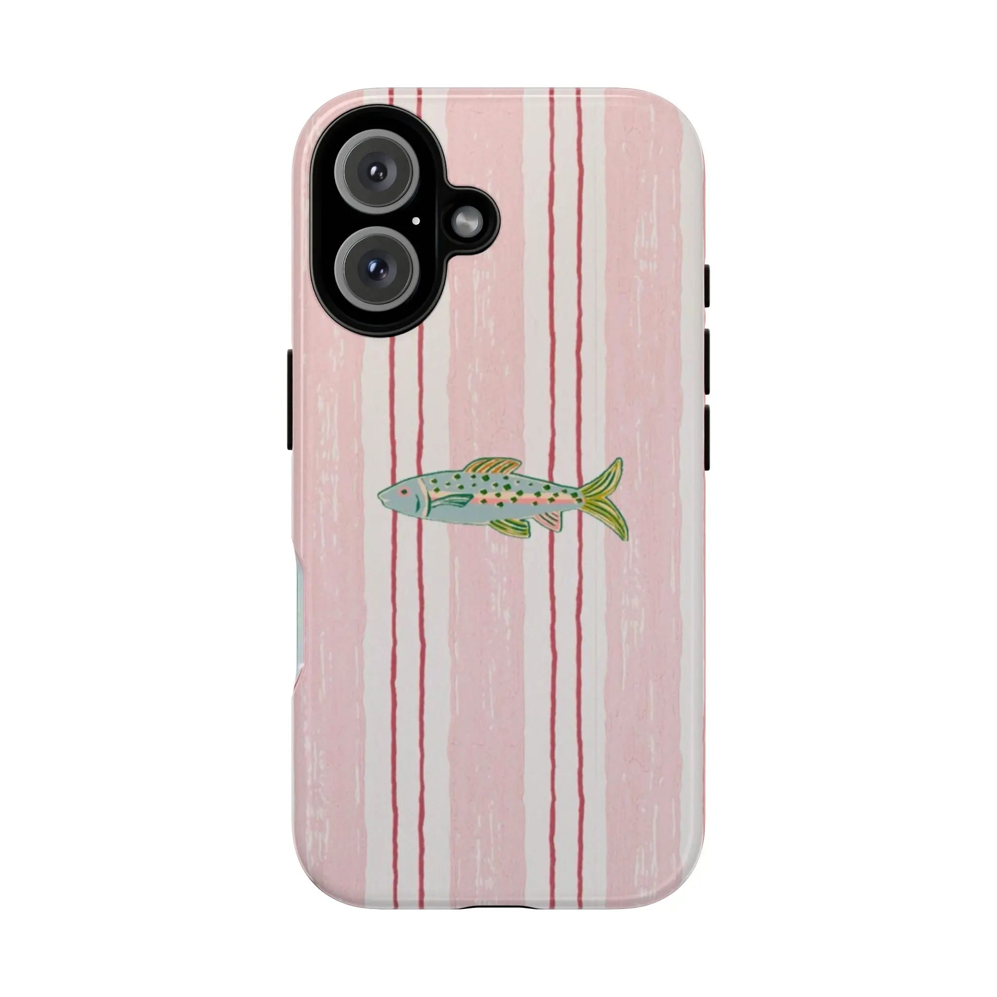 Mediterranean Sardine Aesthetic Striped Phone Cover