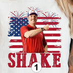 Shake and Bake 4th of July Matching Tee - Funny Couples Graphic T-Shirt