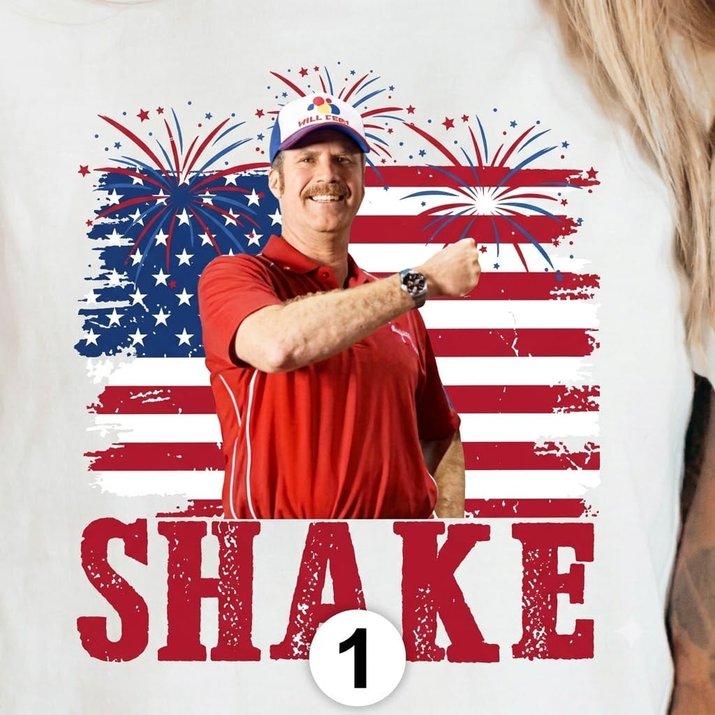 Shake and Bake 4th of July Matching Tee - Funny Couples Graphic T-Shirt