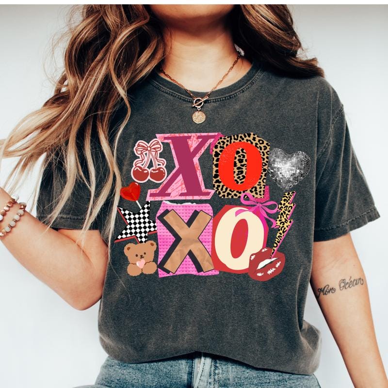 Preppy Girl Collage Y2K Shirt, Comfort Colors Shirt, Retro Coquette Positivity Tee, Trendy, Ransom Letter Typography, Christian Faith Tshirt