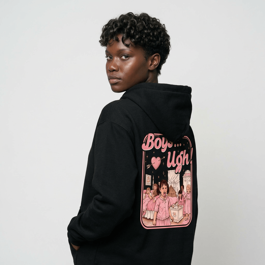 Unisex “Boys...Ugh!” Funny Valentine Hoodie