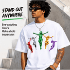 Metallic Jesus Graphic T-Shirt