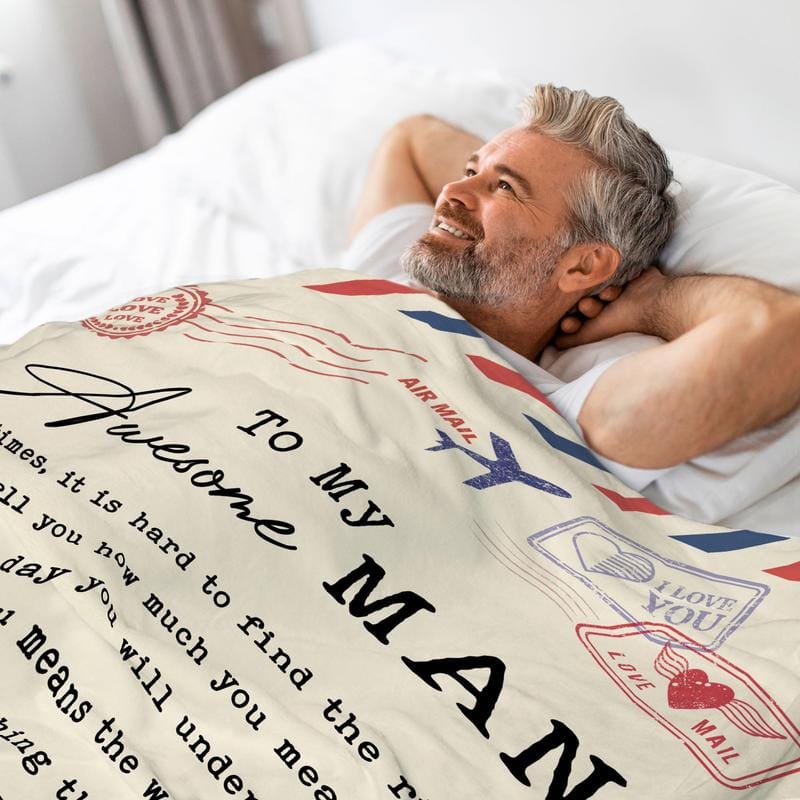 Valentines Day Gifts for Him Her - I Love You More Super Soft Fleece Throw Blanket