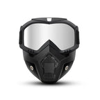 Anti-fog HD Lens Full Face Goggle Detachable Adjustable Ski Mask Comfort Sponge Pad Plastic Material