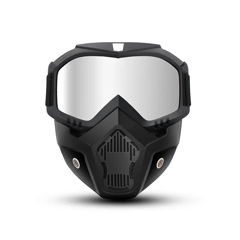 Anti-fog HD Lens Full Face Goggle Detachable Adjustable Ski Mask Comfort Sponge Pad Plastic Material