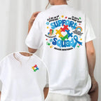 Autism T-shirt, Autism Awareness T-shirt, Family Autism Support Squad, Autism Mom Shirt, Neurodiversity T-shirt, Inclusion T-shirt