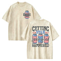 Star Spangled Hammered - Retro Patriotic USA Drinking Shirt