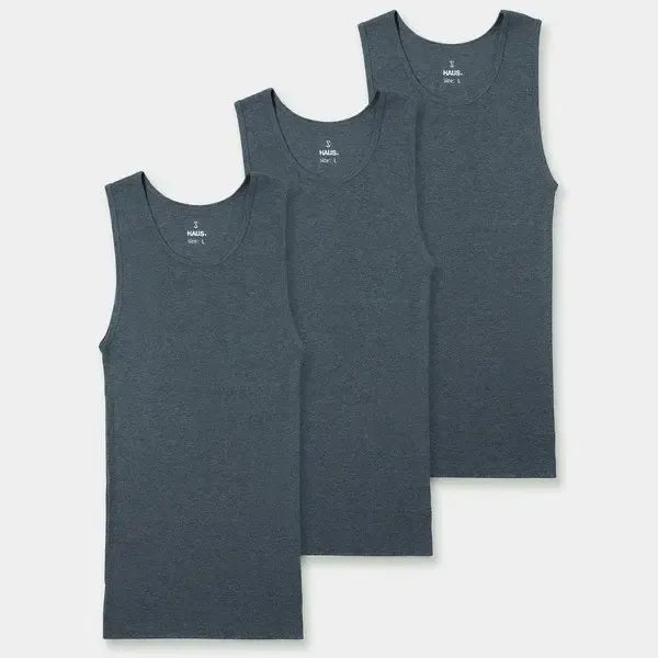 Premium Ultra-Soft Cotton Fitted Tanks 3 Pack / 6 Pack