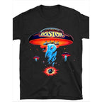 100% Cotton Boston Band T-Shirt Poster Shirt Spaceship Rock Band T-Shirt Men'S Black Golf Gift T-Shirt For Men And Women