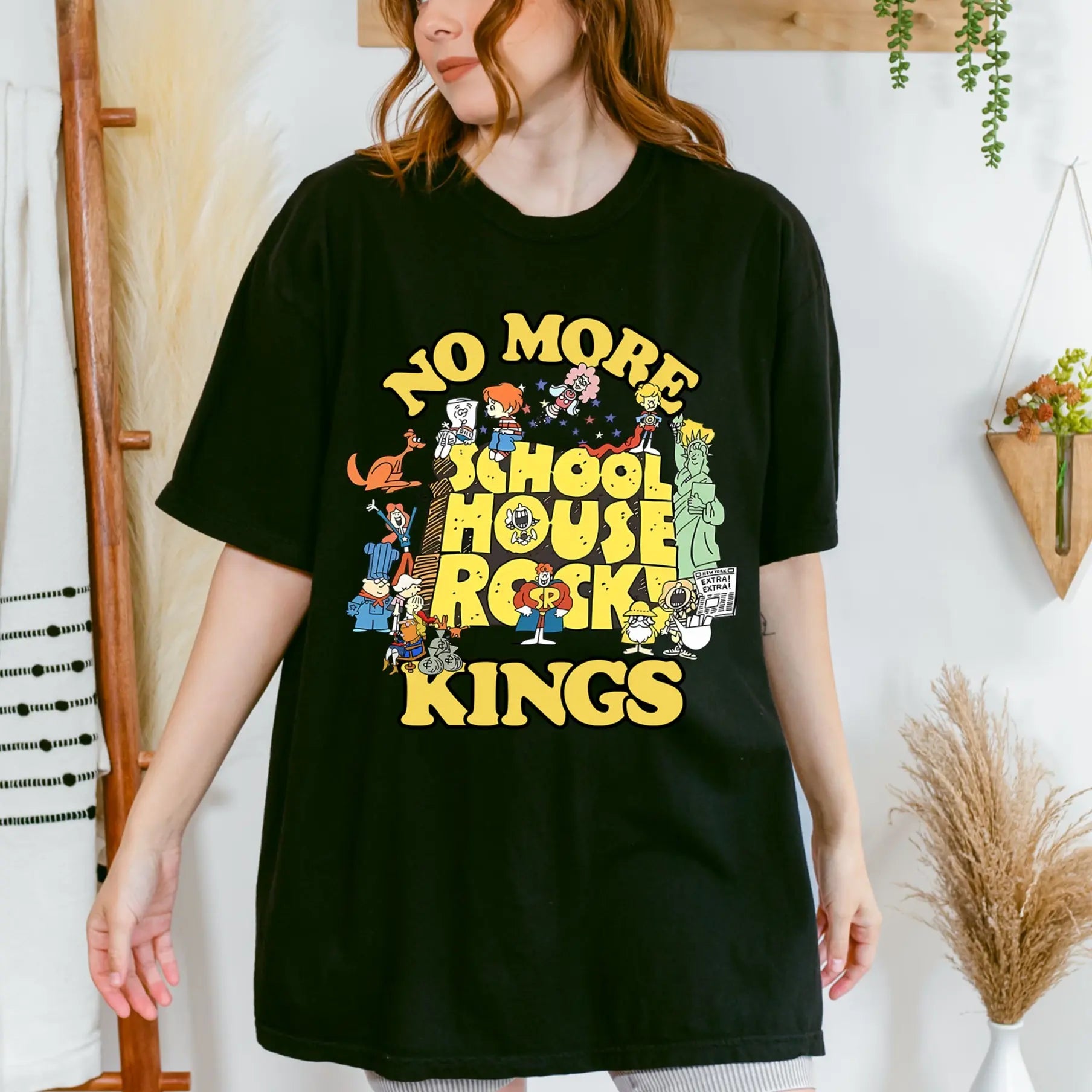 School House Rock Graphic Tee, Knowledge is Power, Retro 1980s 1990s Shirt, Educational Television Tee, Cartoon TV Show Shirt