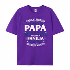 Latino Dad Spanish Graphic T-Shirt, Father's Day Birthday Gift For Him, Cotton Tee