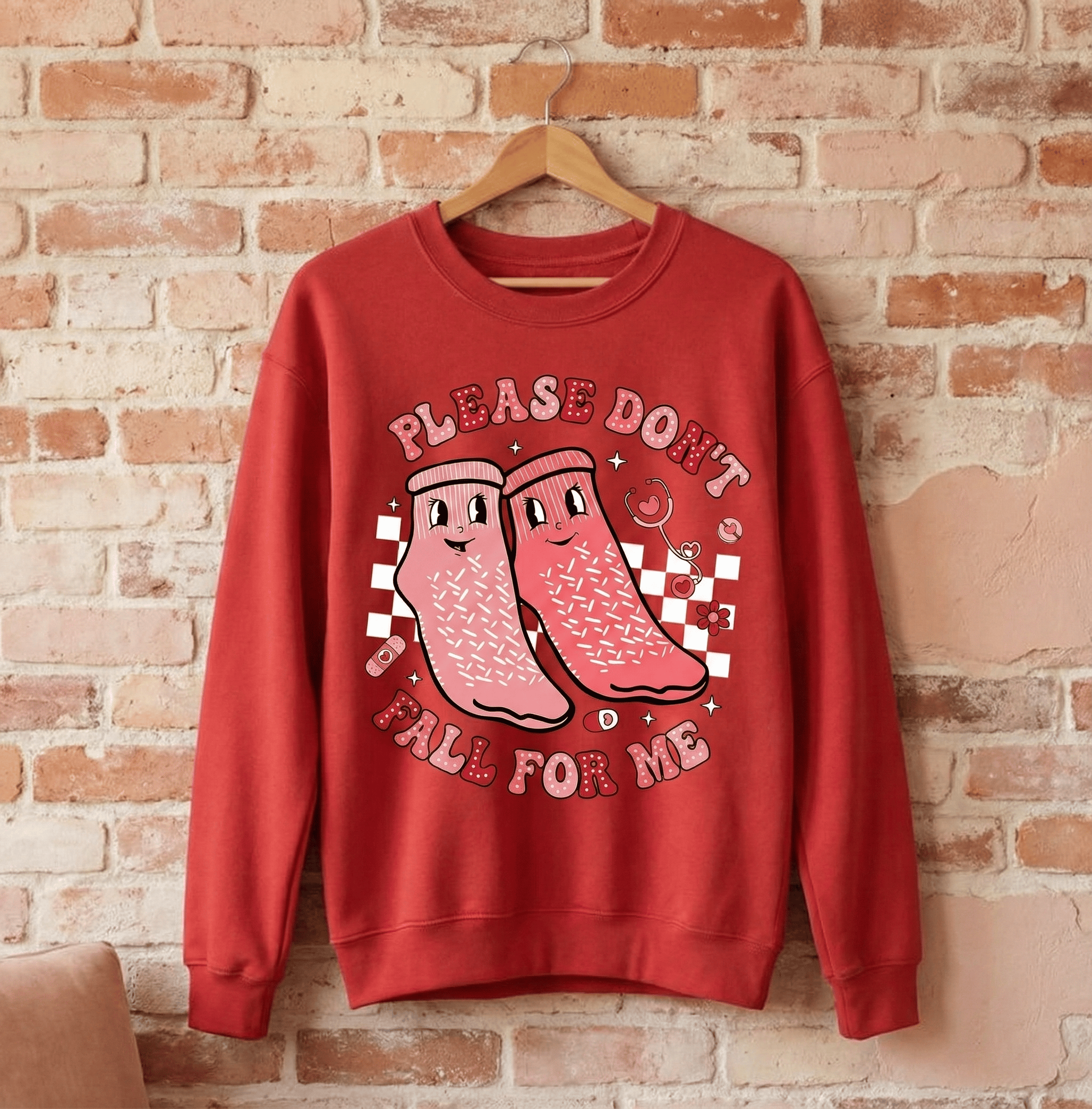 Please Don't Fall For Me Tee Sweatshirt T-Shirt