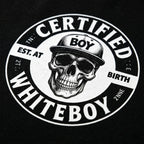 Certified Whiteboy Hoodie Skull Graphic Streetwear