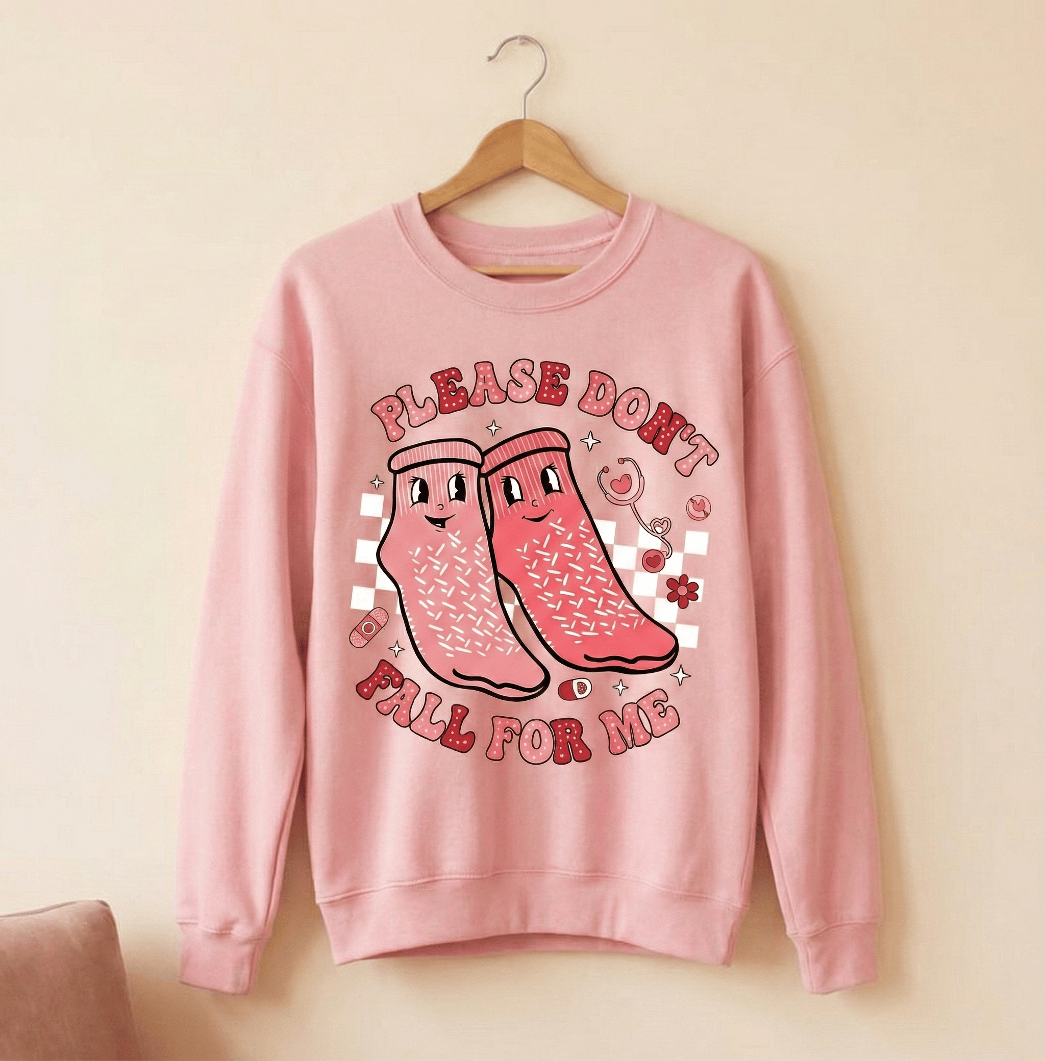 Please Don't Fall For Me Tee Sweatshirt T-Shirt