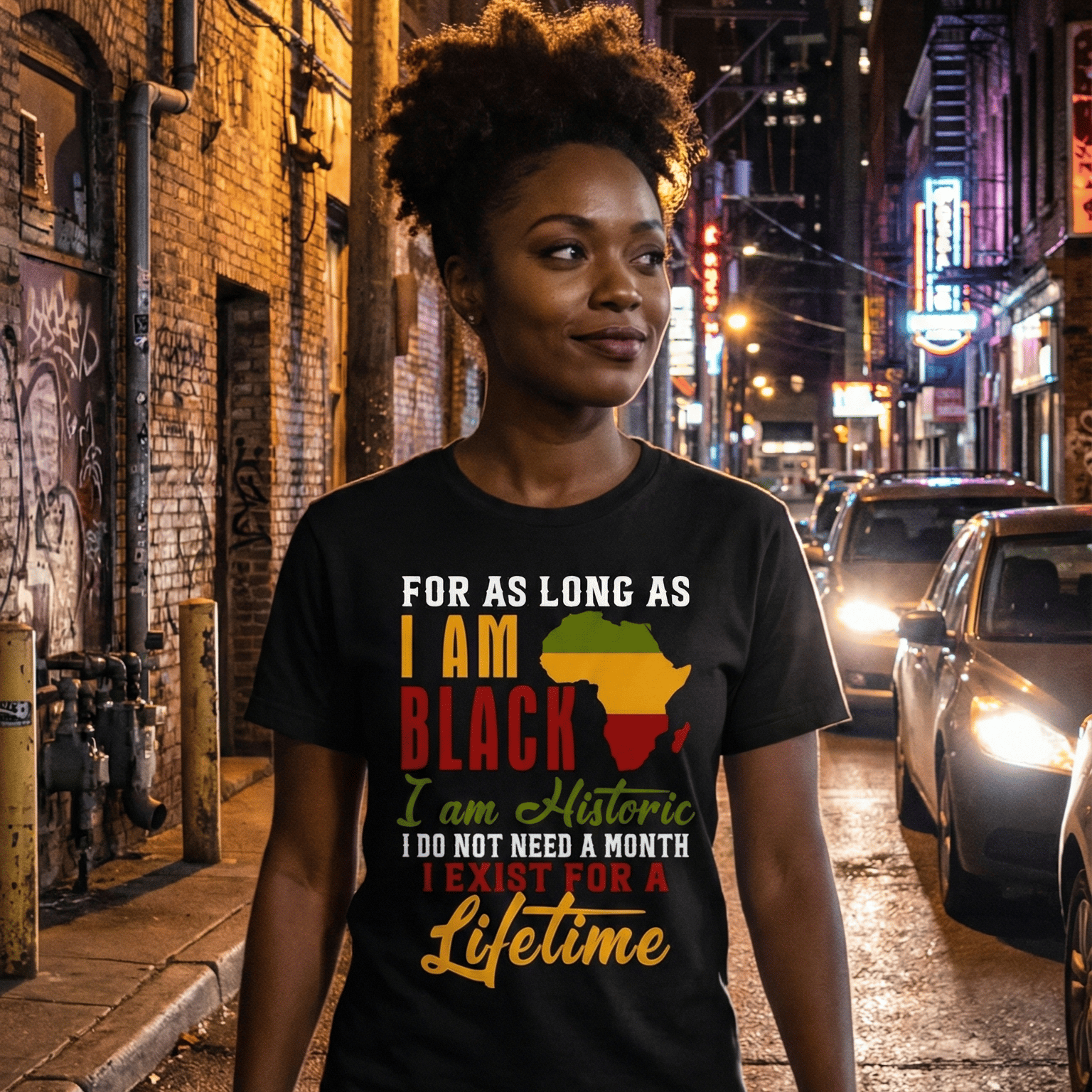 I Am Black History Cotton T-Shirt