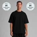 Comfrt | Luxe Terry Tee | Men's Micro French Terry Oversized T-Shirt Fabric Top