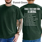 Funny Political Graphic Tee Patriot Conservative Casual Short Sleeve T-shirt Men Gift