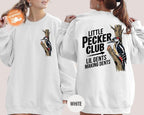 Little Pecker Club Hoody, Lil Gents Making Dents Sweatshirt, Offensive Men Sweatshirt, Funny Quote Hoody, Funny Men Gift, Rude Humor Hoody