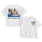 16BARS Music is a Beautiful Thing Shirt Mac Miller Tiny Desk T-Shirt Vintage Graphic Rap Tee Unisex Hip Hop Mac Miller Outfit Gift For Fans All Seasons
