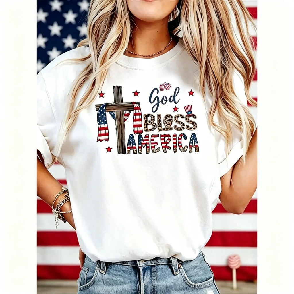 God Bless America T-Shirt Sweatshirt Hoodie | USA 250th Anniversary Patriotic Tee