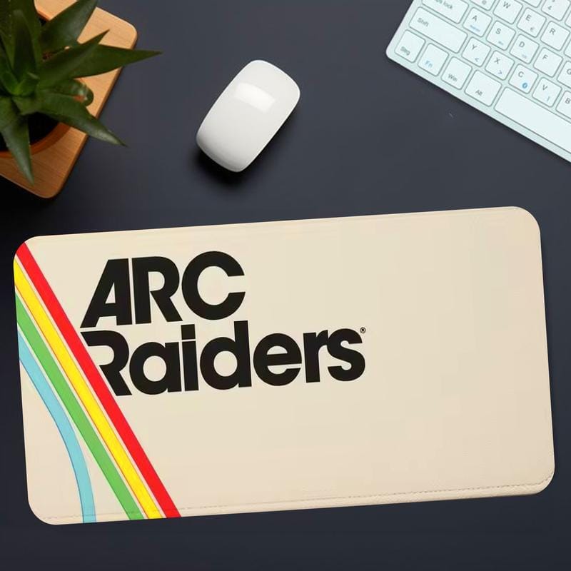 Arc Raiders Gaming-Schreibtischunterlage, Mauspad im Helm-Design, rutschfestes, verdicktes, großes Mauspad mit festem Rand, ideal zum Schreiben, für Büro, Studenten und Gaming