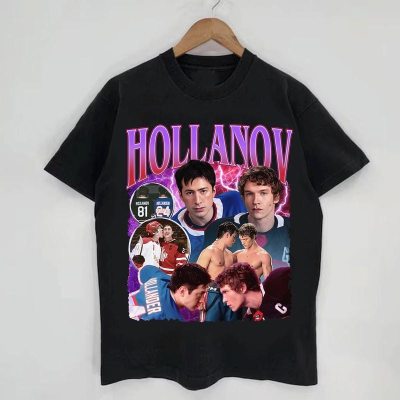 T-Shirt mit Motiven aus der hitzigen Rivalität, Hockey-T-Shirt mit Motiven aus der hitzigen Rivalität, Rosanov-Shirt, Geschenk für Sportdrama-Fans, Shane-Hollander-Sweatshirt, Ilya-Rozanov-Hoodie 