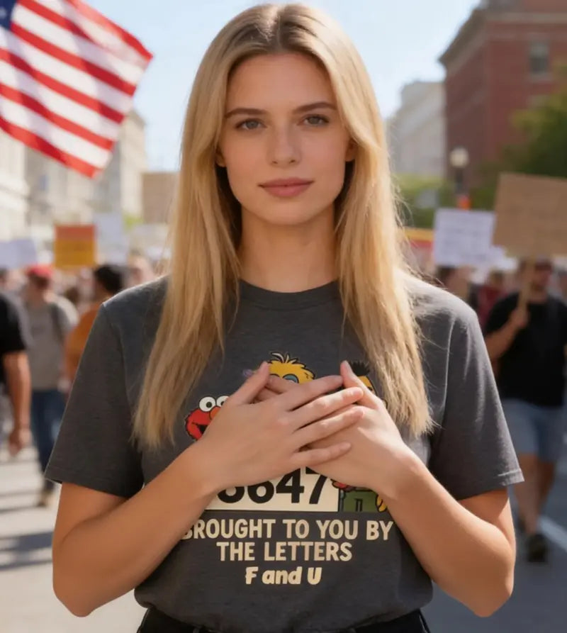 8647 T-shirt, Protest Shirt, Brought To You By the Letter F and U Tee, Unisex Graphic Cotton Top