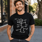 Humorous Chronic Pain Awareness T Shirt for Summer Casual Wear Round Neck Short Sleeve Machine Washable Everyday Top