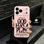 God Has A Plan Christian iPhone Case – Shockproof Faith-Based Bible Verse Protective Cover for iPhone 12-17 Series