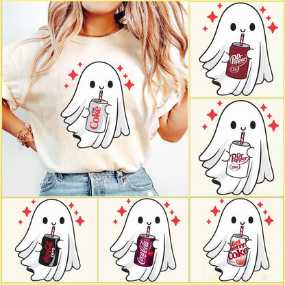 Halloween Ghost Shirt, Ghost Tee, Funny Skeleton Halloween T-Shirt, Spooky Graphic Top, Funny Paranormal Apparel