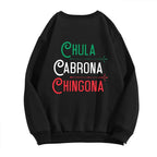 Chola Chingona Mexican Hoodie - Men's Aztec Graphic Sweatshirt