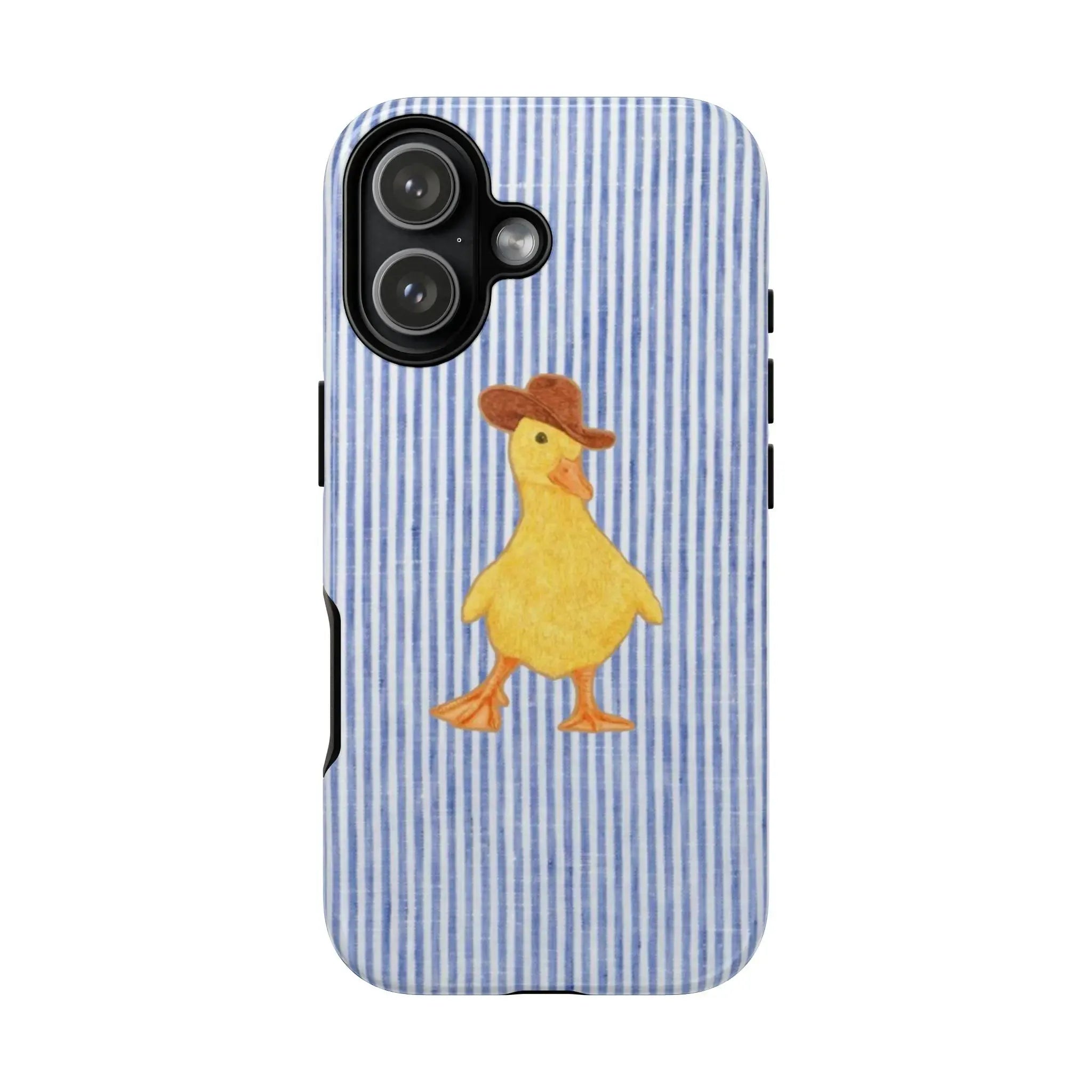 “Cowboy Duck” Aesthetic iPhone Case | Cute Western Duck Phone Cover