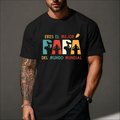 [100% Cotton] \"Eres El Mejor Papa\" Spanish Graphic Tee |       Vintage Father's Day Gift Shirt for Dad |       Latino Men's Fashion T-Shirt