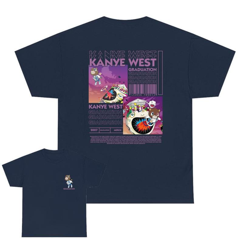 Kanyeee 2 Seiten Abschluss T-Shirt Sweatshirt Hoodie 