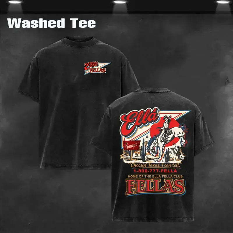 Ella Choosin’ Texas Shirt, Funny Country Music Tee, Lone Star State of Mind T-Shirt, Retro Western Cowboy Graphic Tee, Vintage Texas Shirt