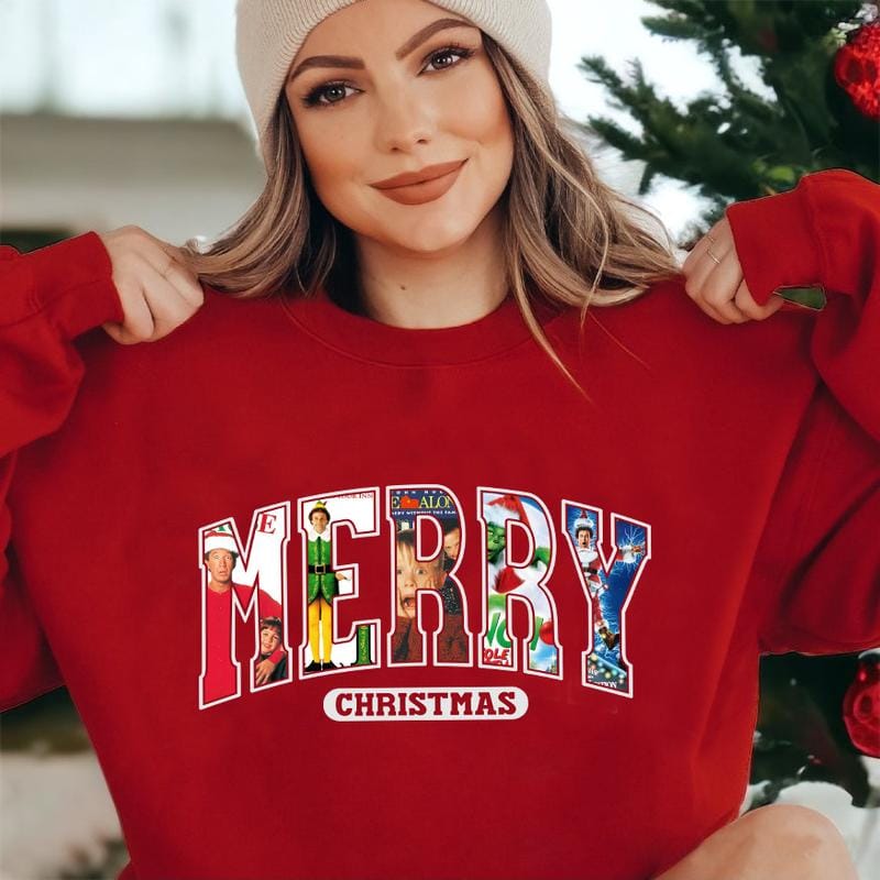 Frohe Weihnachten 90er-Jahre-Filme-Shirt 