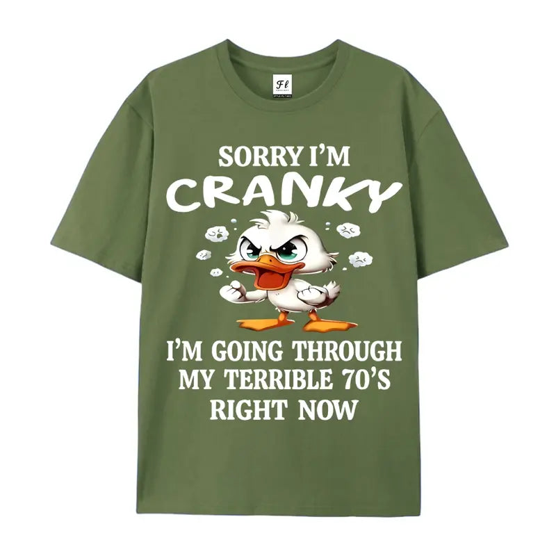 Funny 70s Duck Graphic Tee