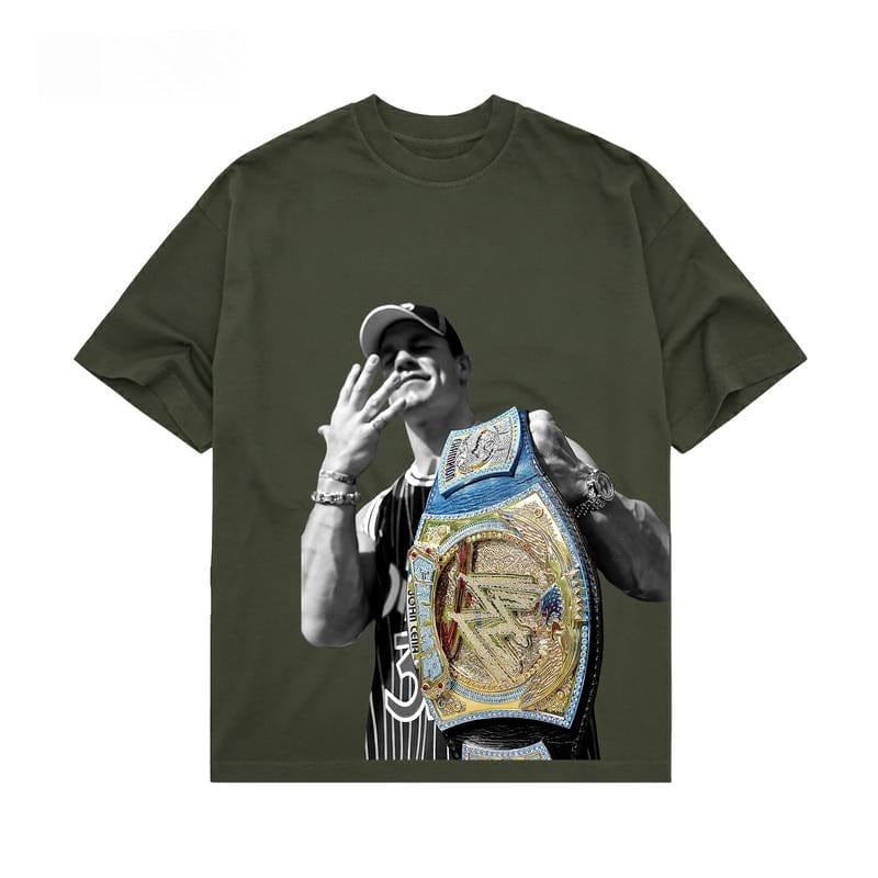 JOHN CENA "SPINNER BELT SENIOR RAPPER" TEE, Wrestling Tee, Wrestling Graphic Tee, Wrestler Shirt, Sports Shirt, Vintage Wresting Shirt, Wrestling Gift
