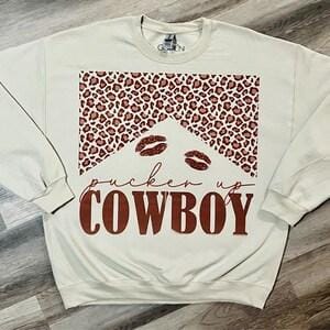 Western Valentine Cowboy Sweatshirt, Retro Shirt