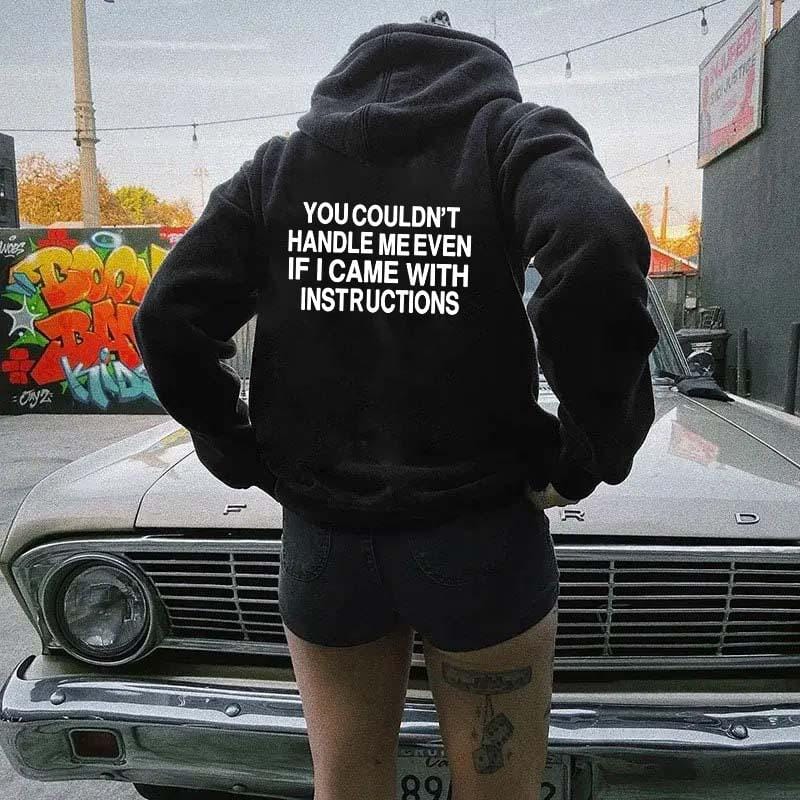 Vorsicht, Hoodie, T-Shirt, Sweatshirt, Ästhetische Tattoo-Outfits, Streetwear-Style, Retro-Vintage-Y2K-Damen-Grafik-T-Shirts 
