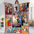 The Golden Girls Blanket | Blanche Sophia Dorothy Rose Stay Golden Blanket | American Sitcom Throw Blanket for Bed Couch Sofa,Christmas Gifts Birthday Gifts