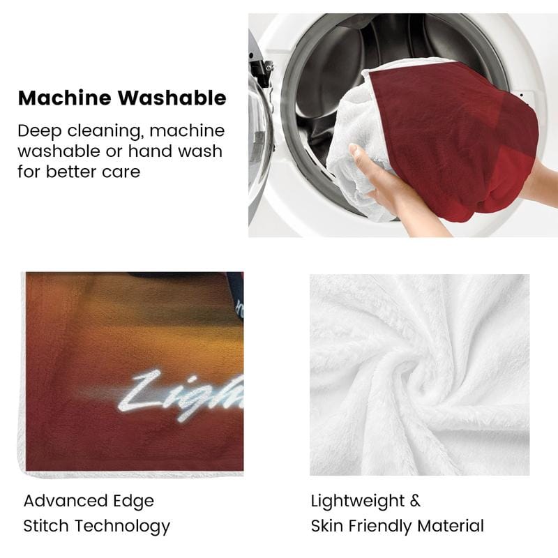 Video Red Car Themed Blanket