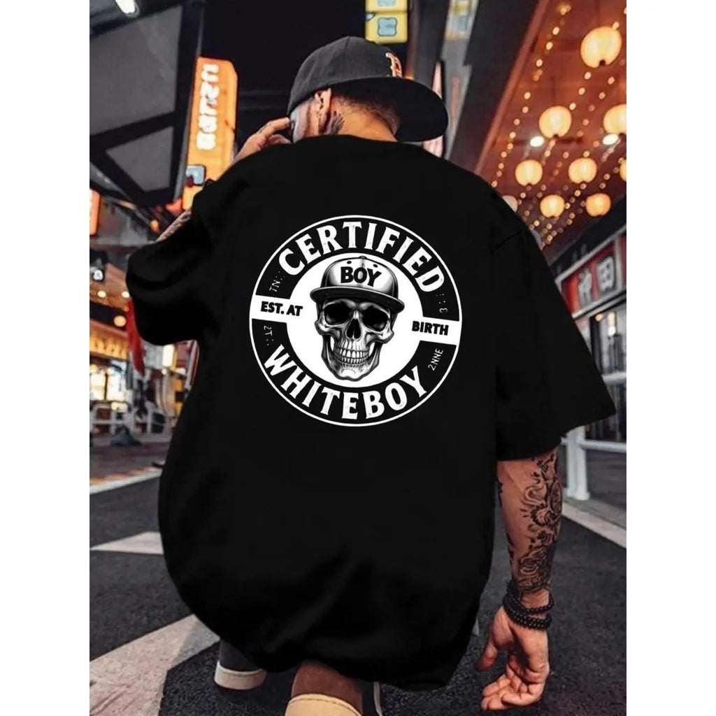 Certified Whiteboy Hoodie Skull Graphic Streetwear